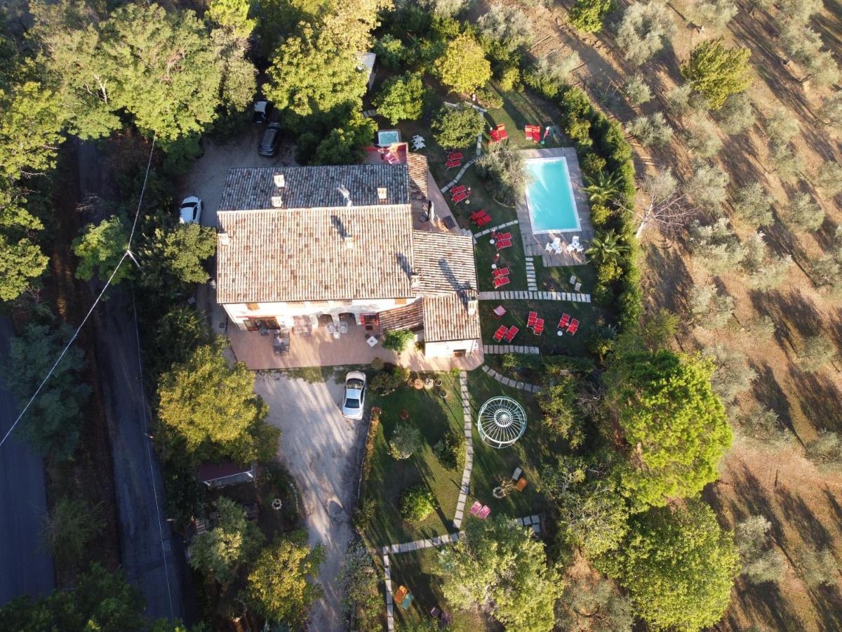 Agriturismo Corte Decia Saludecio Exteriör bild