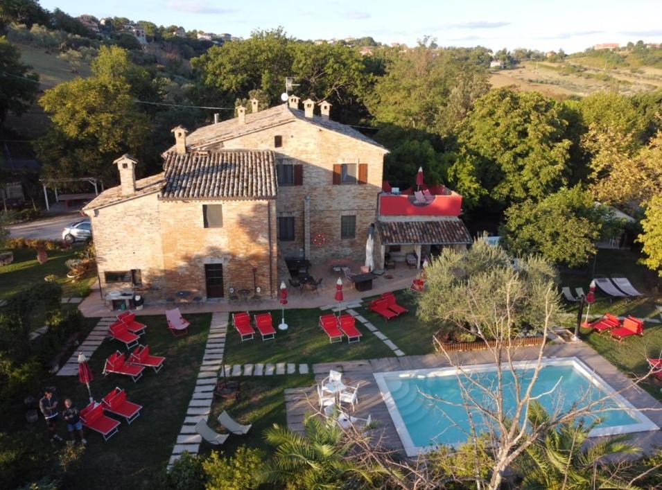 Agriturismo Corte Decia Saludecio Exteriör bild